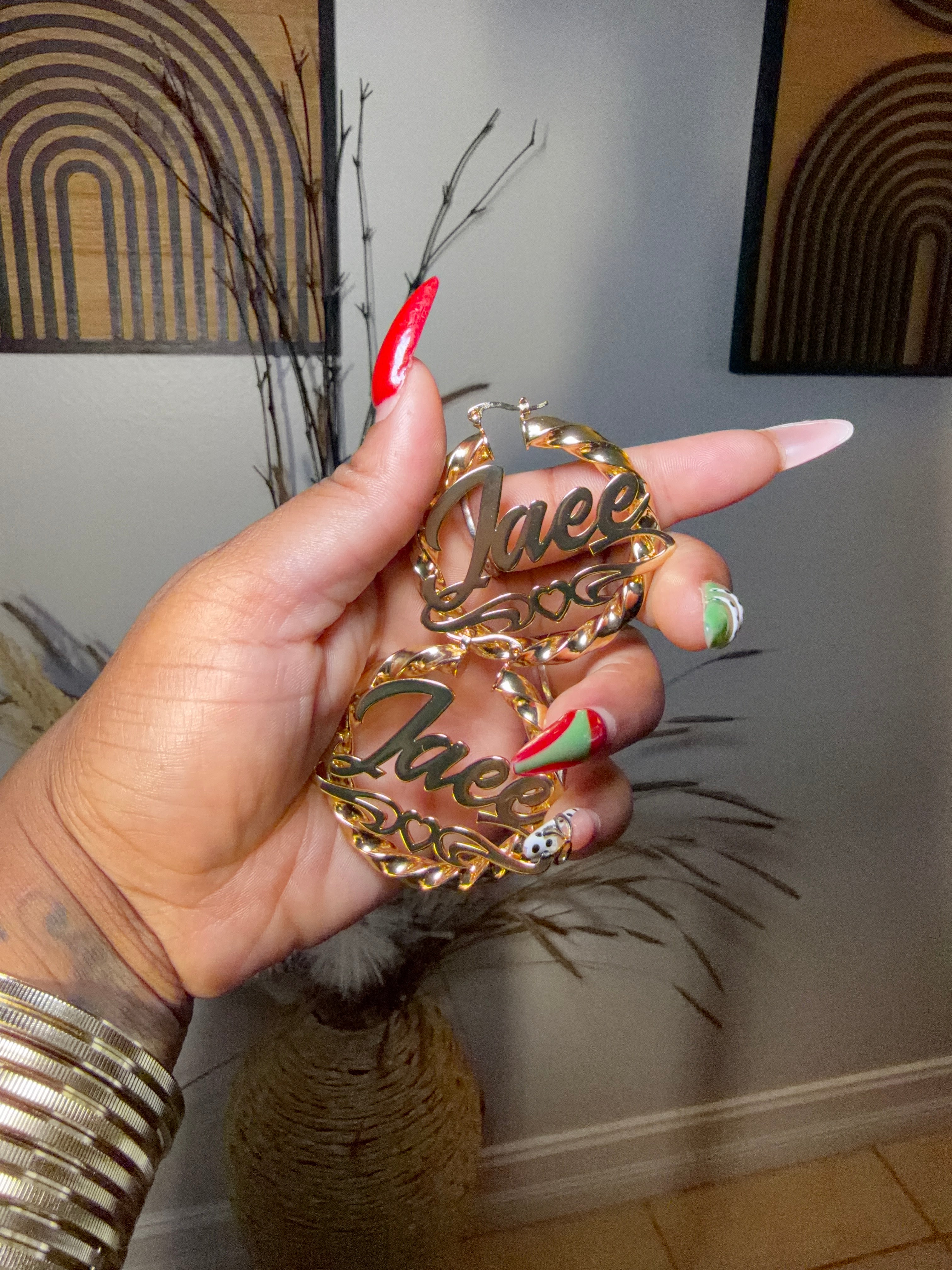 NiNi Name Earrings